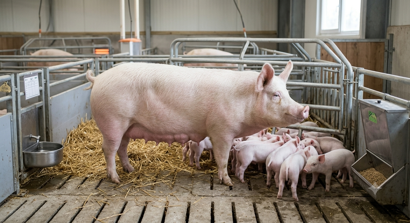 Ventajas de la hembra F1 Landrace x Yorkshire en la porcicultura moderna